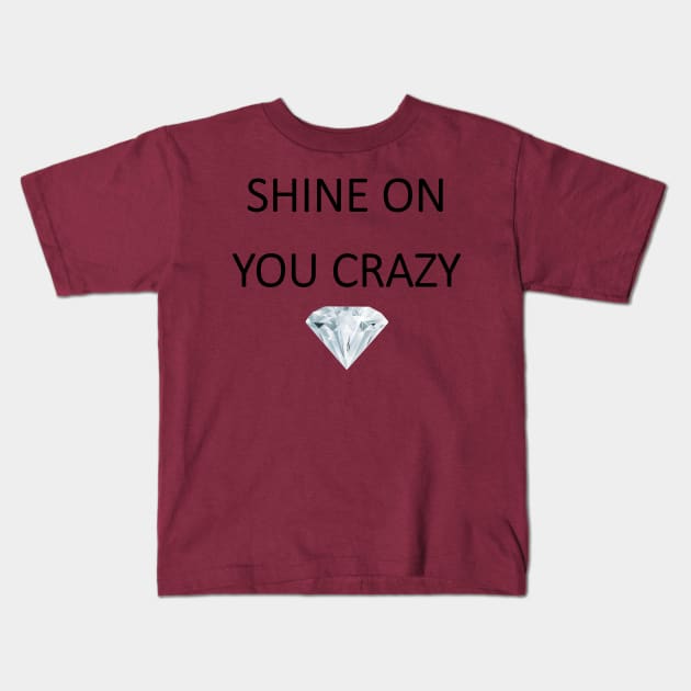 Pink Floyd - Shine On You Crazy Diamond Kids T-Shirt by lyricalshirts